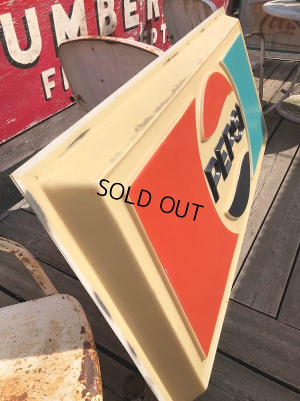 画像21: Vintage Pepsi Cola Advertising Store Display Embossed Plastic Lighted Sign Huge!  (B860)