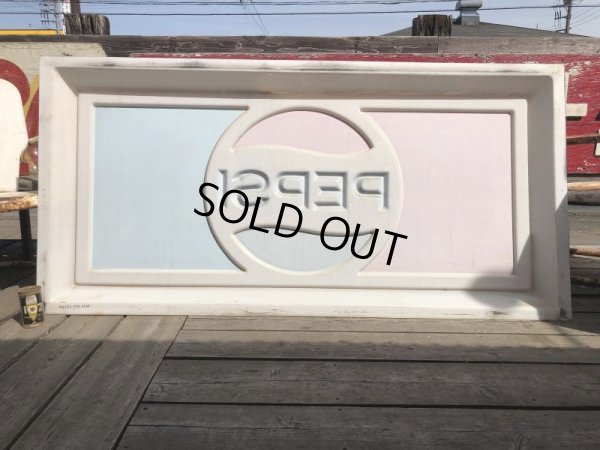 画像17: Vintage Pepsi Cola Advertising Store Display Embossed Plastic Lighted Sign Huge!  (B860)