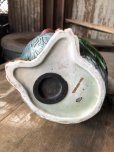 画像9: 60s Mid Century Vintage Sad Big Eye Bird Ceramic Coin Bank Statue (B861)