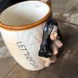 画像2: 60s Vintage Nude Naked Girl Nodder Ceramic Mug -Let Them Swing- (B862) (2)