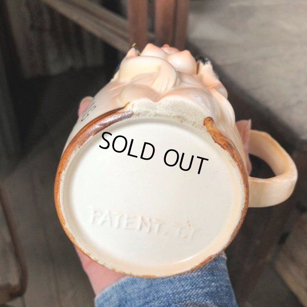 画像12: 60s Vintage Nude Naked Girl Nodder Ceramic Mug -Let Them Swing- (B862)