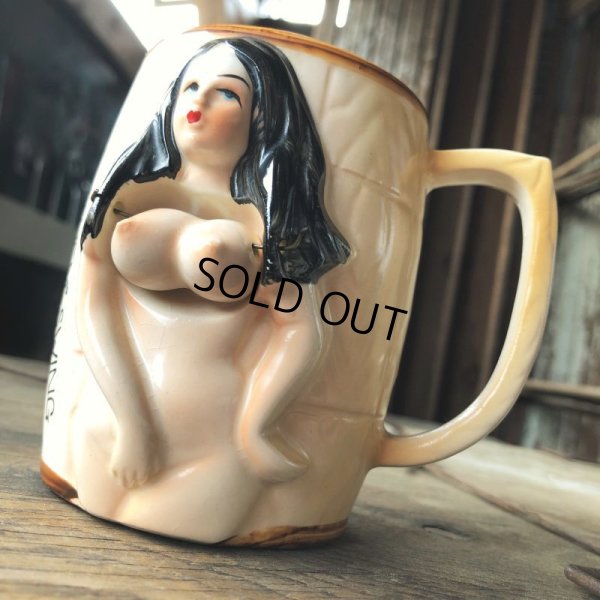 画像9: 60s Vintage Nude Naked Girl Nodder Ceramic Mug -Let Them Swing- (B862)