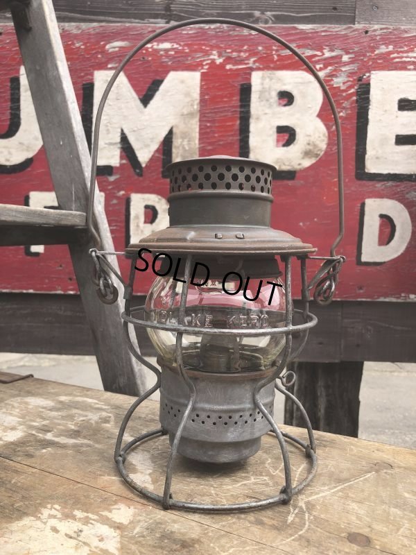 画像1: Vintage ADLAKE KERO No.250 Railroad Lantern (B869)