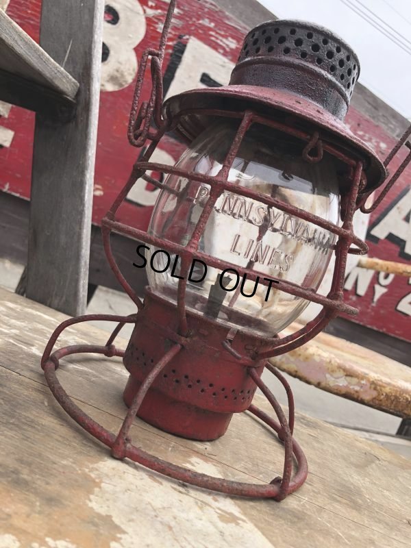 画像4: Vintage Pennsylvania Lines ADLAKE Railroad Lantern (B865)