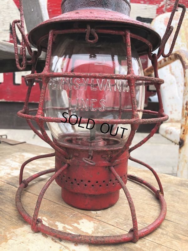 画像5: Vintage Pennsylvania Lines ADLAKE Railroad Lantern (B865)