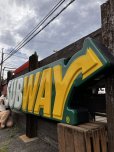 画像11: 【店舗引き取り限定】Vintage SUBWAY Restaurant Advertising Store Display Light Sign Huge!! 294cm (B903)