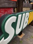 画像8: 【店舗引き取り限定】Vintage SUBWAY Restaurant Advertising Store Display Light Sign Huge!! 294cm (B903)