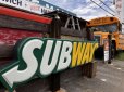 画像10: 【店舗引き取り限定】Vintage SUBWAY Restaurant Advertising Store Display Light Sign Huge!! 294cm (B903)