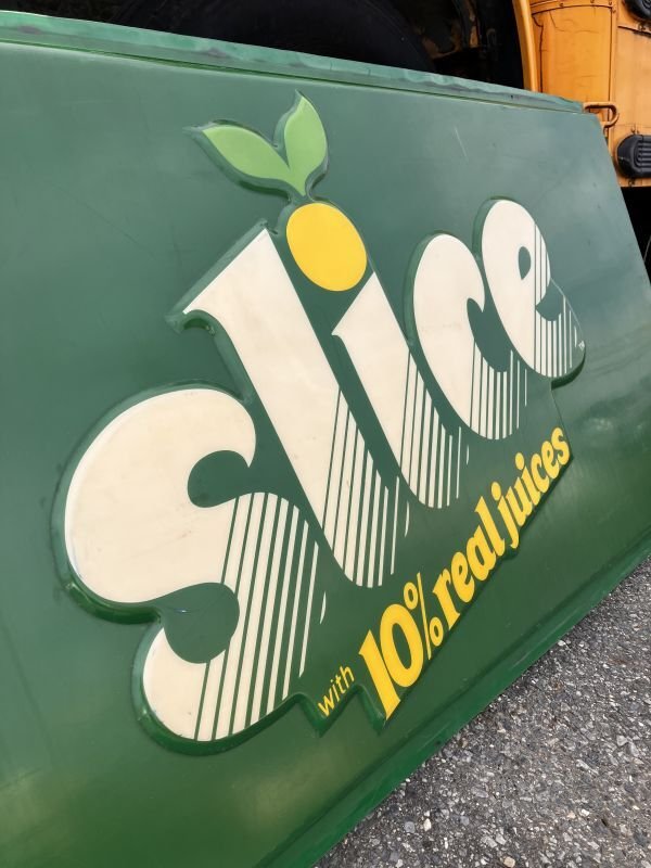 画像8: 【店舗引き取り限定】Vintage Advertising Slice Soda Store Sign Huge ! 184cm (B905)