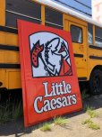 画像5: 【店舗引き取り限定】大型210cm Rare! Hard to Find! Vintage Little Caesars Pizza Store Sign Huge! (B906)