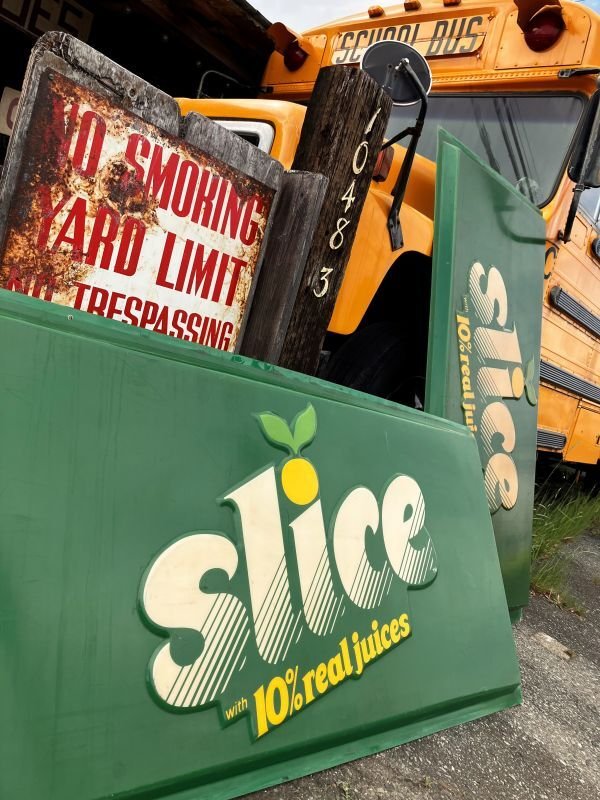 画像16: 【店舗引き取り限定】Vintage Advertising Slice Soda Store Sign Huge ! 184cm (B905)