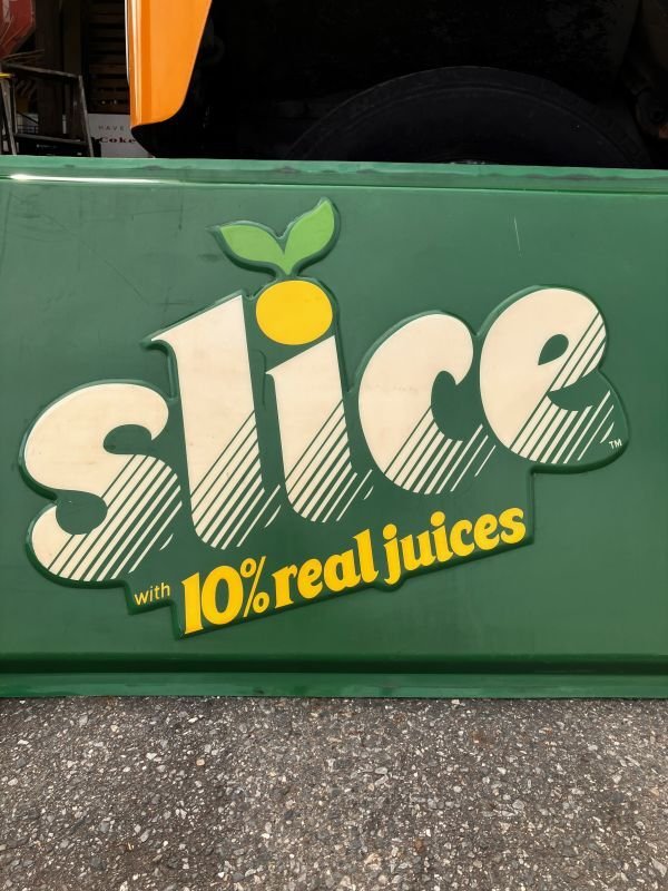 画像6: 【店舗引き取り限定】Vintage Advertising Slice Soda Store Sign Huge ! 184cm (B905)