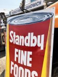 画像7: Hard to Find ! Vintage Advertising STANDBY FINE FOODS Store Display Sign Huge ! (B907)