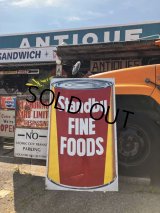 Hard to Find ! Vintage Advertising STANDBY FINE FOODS Store Display Sign Huge ! (B907)