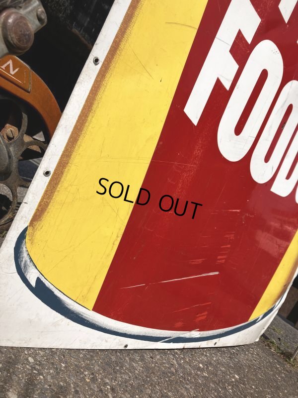 画像11: Hard to Find ! Vintage Advertising STANDBY FINE FOODS Store Display Sign Huge ! (B907)