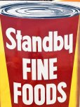 画像6: Hard to Find ! Vintage Advertising STANDBY FINE FOODS Store Display Sign Huge ! (B907)