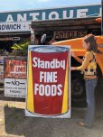 画像16: Hard to Find ! Vintage Advertising STANDBY FINE FOODS Store Display Sign Huge ! (B907)