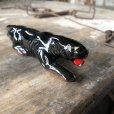 画像3: 50s Vintage Black Panther Ceramic Deco Small Size Statue (B912)