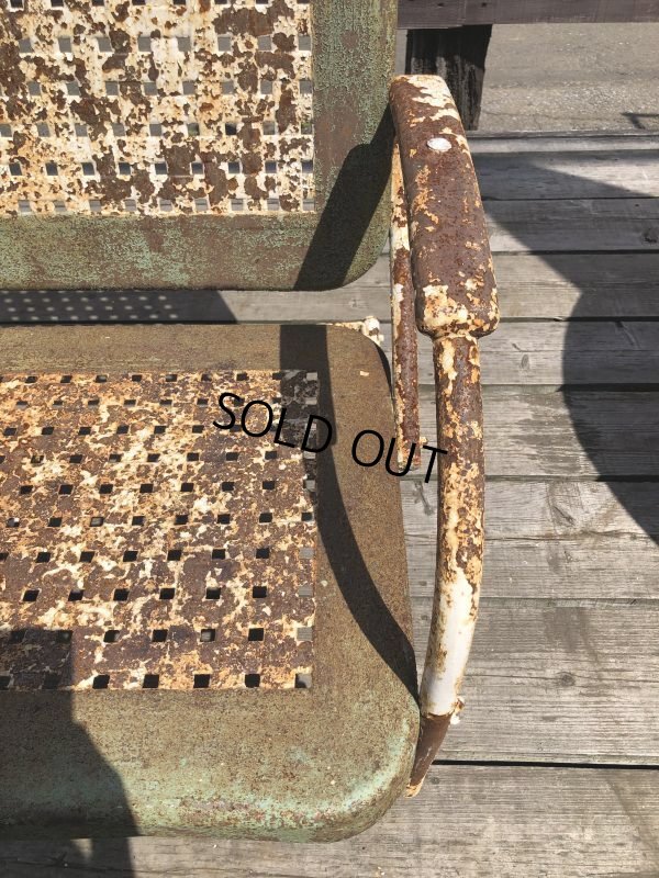 画像8: Vintage U.S.A. Metal Lawn Chair (B918)