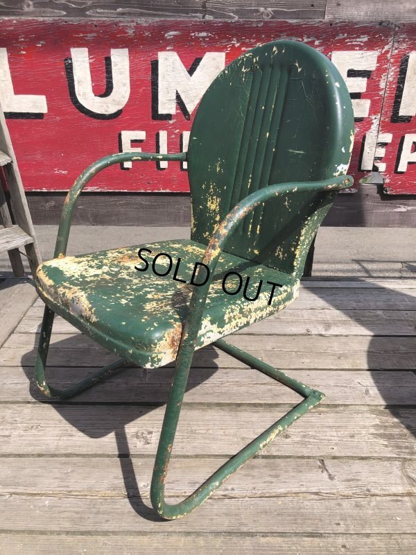 画像2: Vintage U.S.A. Metal Lawn Chair (B916)