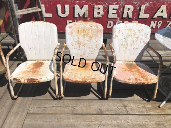 画像24: Vintage U.S.A. Metal Lawn Chair (B922)