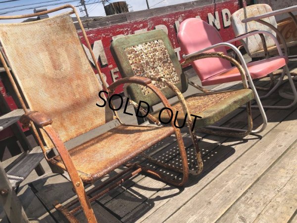 画像13: Vintage U.S.A. Metal Lawn Chair (B919)
