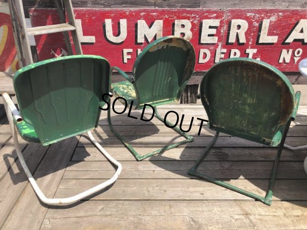 画像19: Vintage U.S.A. Metal Lawn Chair (B916)