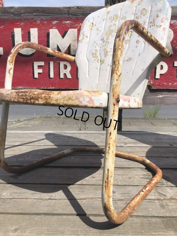 画像13: Vintage U.S.A. Metal Lawn Chair (B922)