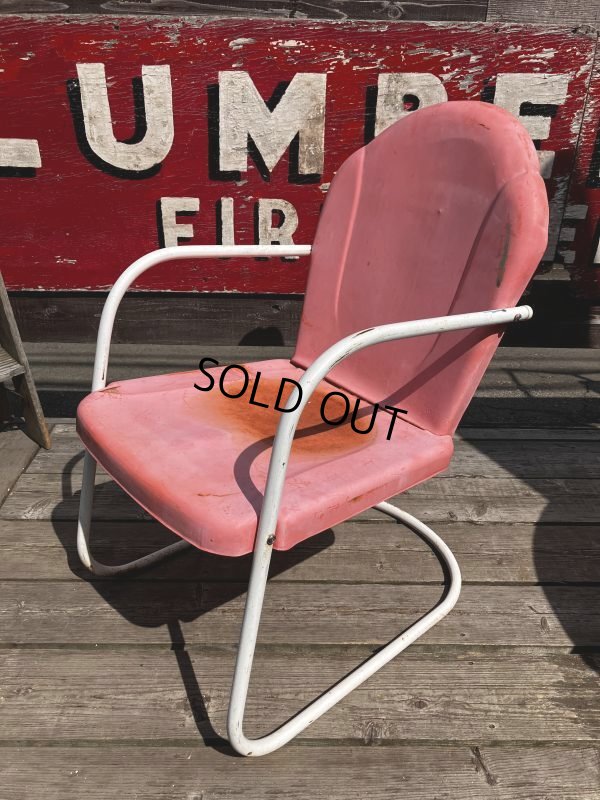 画像2: Vintage U.S.A. Metal Lawn Chair (B917)