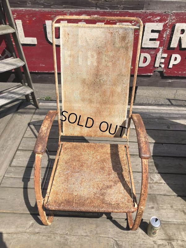 画像2: Vintage U.S.A. Metal Lawn Chair (B919)