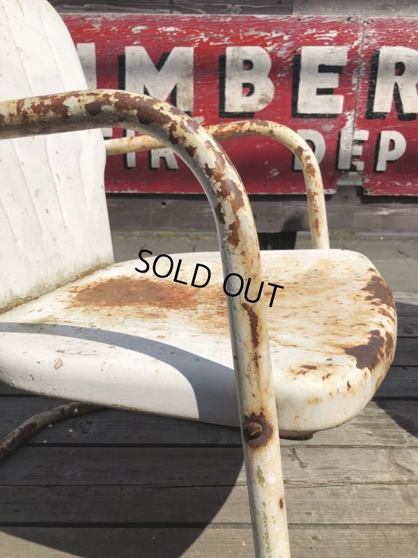 画像12: Vintage U.S.A. Metal Lawn Chair (B921)