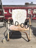 Vintage U.S.A. Metal Lawn Chair (B922)