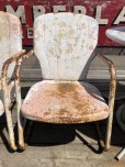 画像16: Vintage U.S.A. Metal Lawn Chair (B922) (16)