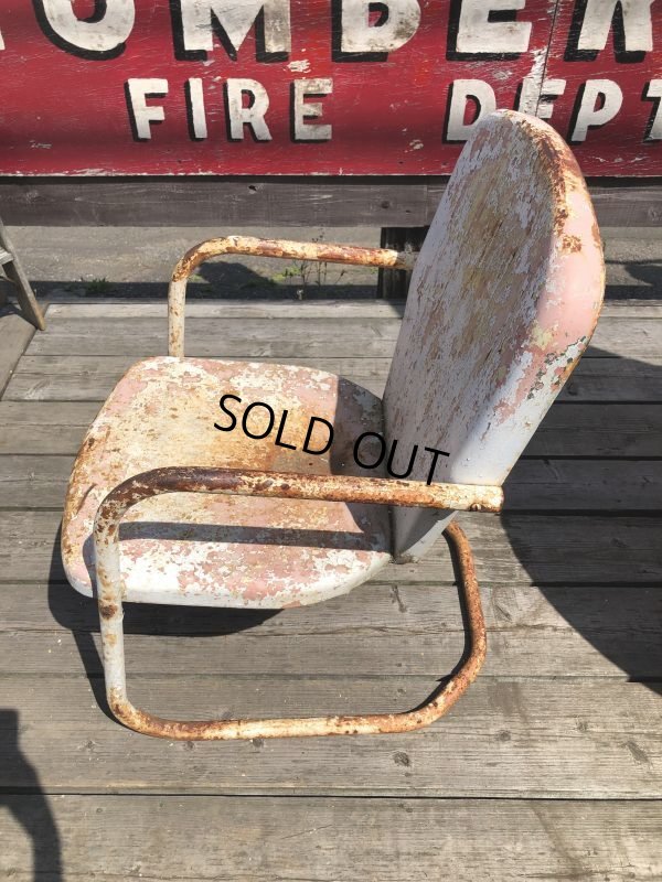 画像5: Vintage U.S.A. Metal Lawn Chair (B920)