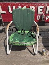 Vintage U.S.A. Metal Lawn Chair (B914)