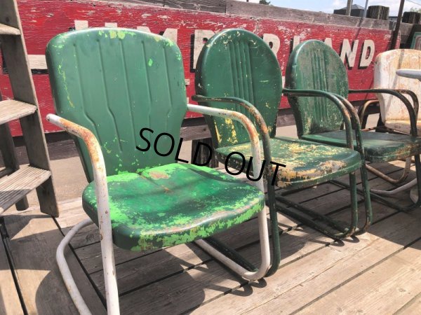 画像15: Vintage U.S.A. Metal Lawn Chair (B916)