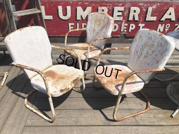 画像19: Vintage U.S.A. Metal Lawn Chair (B922)