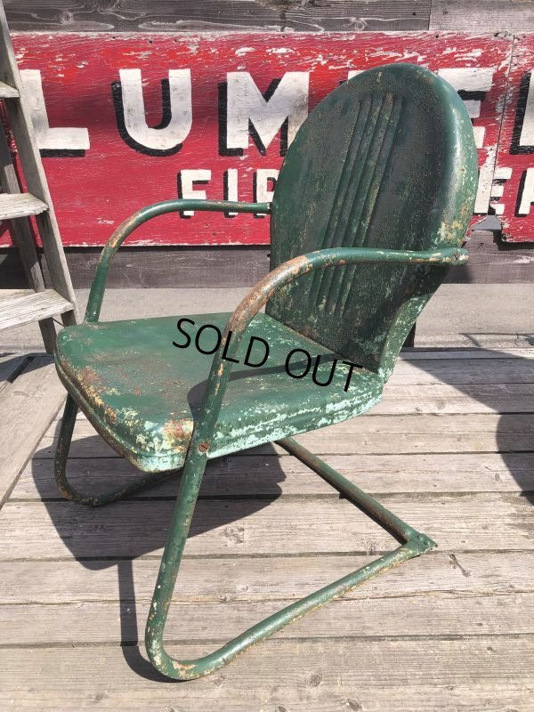 画像2: Vintage U.S.A. Metal Lawn Chair (B915)