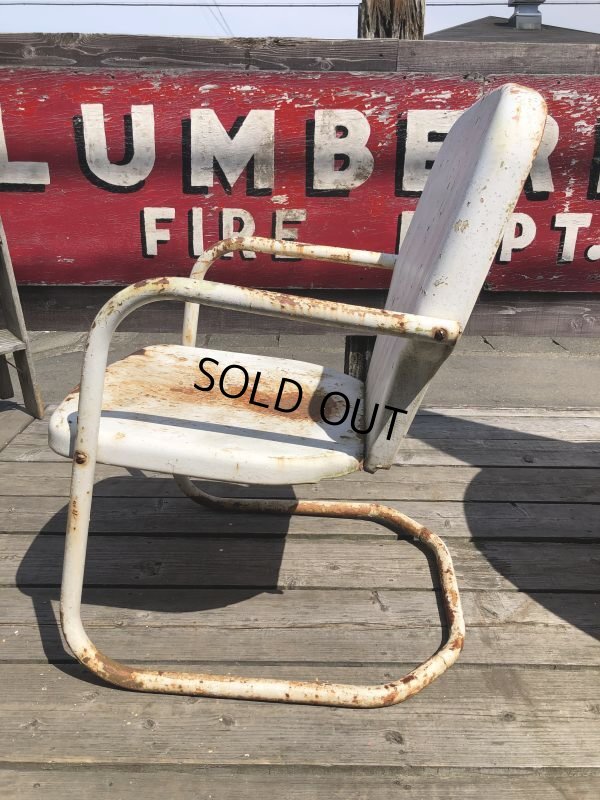 画像7: Vintage U.S.A. Metal Lawn Chair (B921)