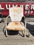 画像1: Vintage U.S.A. Metal Lawn Chair (B920) (1)