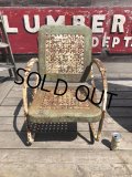 Vintage U.S.A. Metal Lawn Chair (B918)
