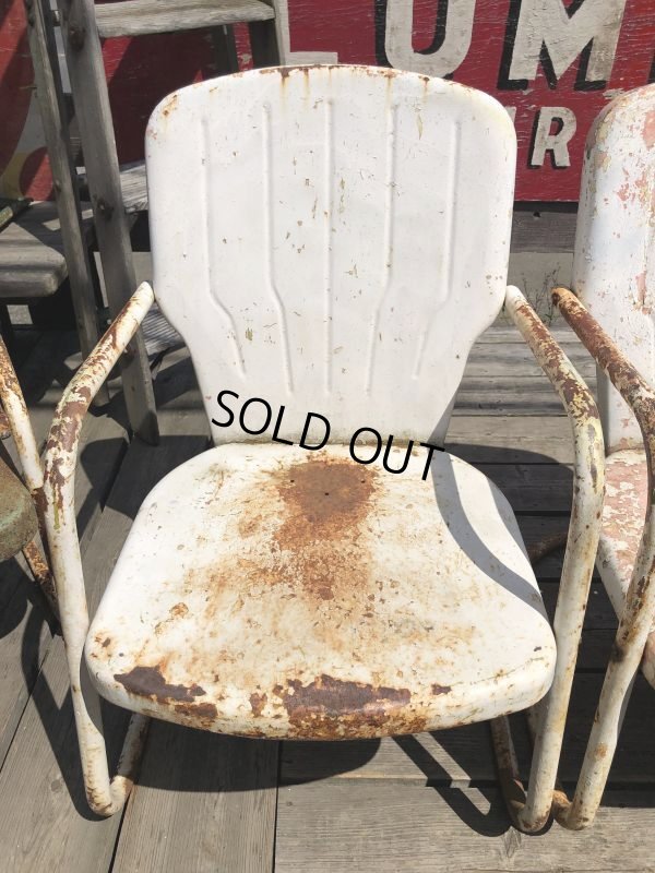 画像14: Vintage U.S.A. Metal Lawn Chair (B921)