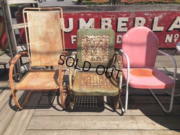画像21: Vintage U.S.A. Metal Lawn Chair (B919)