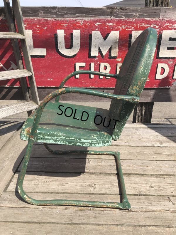 画像3: Vintage U.S.A. Metal Lawn Chair (B915)