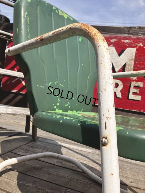 画像15: Vintage U.S.A. Metal Lawn Chair (B914)