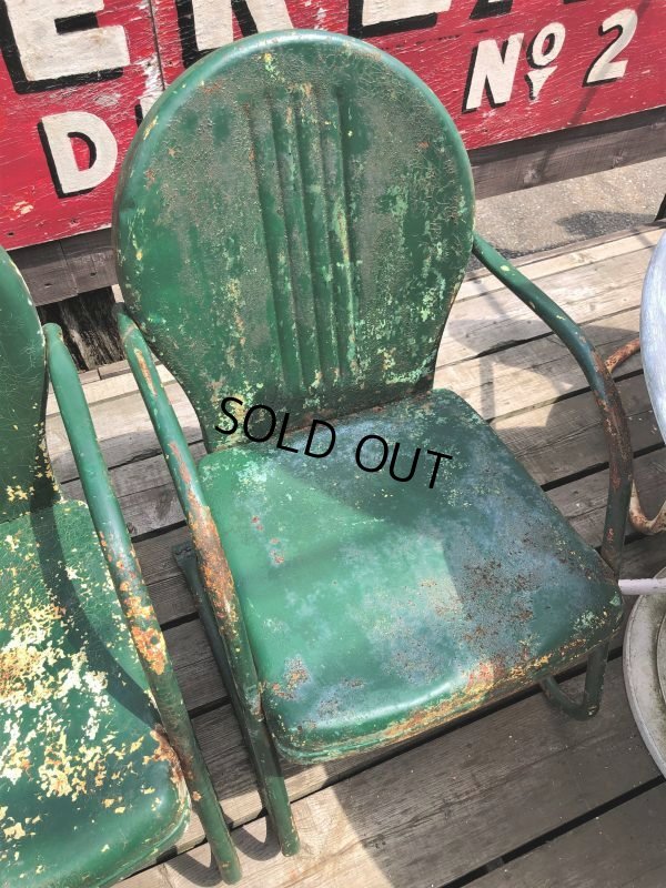 画像15: Vintage U.S.A. Metal Lawn Chair (B915)
