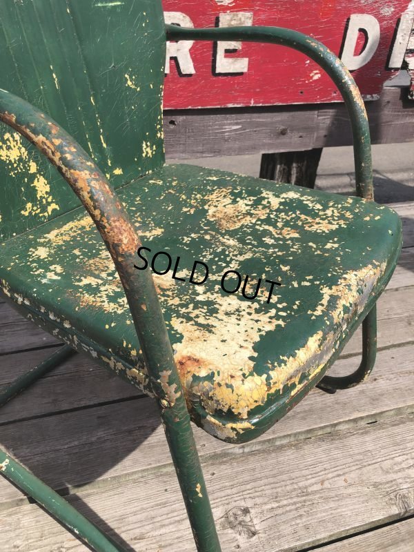 画像11: Vintage U.S.A. Metal Lawn Chair (B916)
