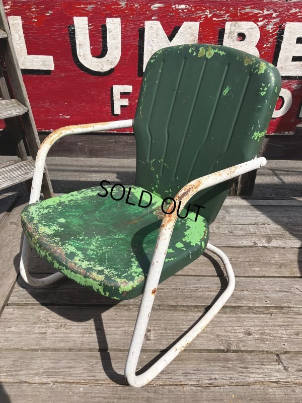 画像2: Vintage U.S.A. Metal Lawn Chair (B914)