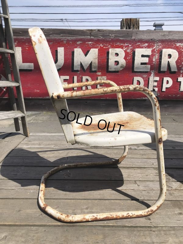 画像4: Vintage U.S.A. Metal Lawn Chair (B921)