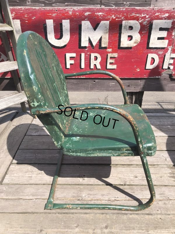 画像6: Vintage U.S.A. Metal Lawn Chair (B915)